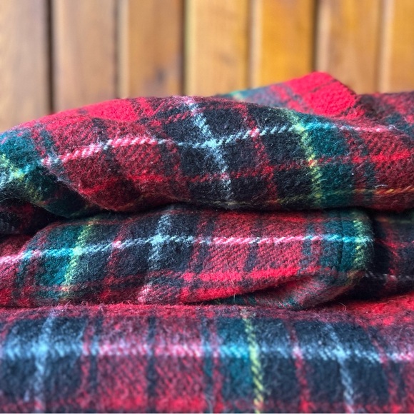 Tennessee Woolen Mills Wearable Blanket Wrap Snap Plaid Stadium Robe Snuggle USA - Picture 7 of 13